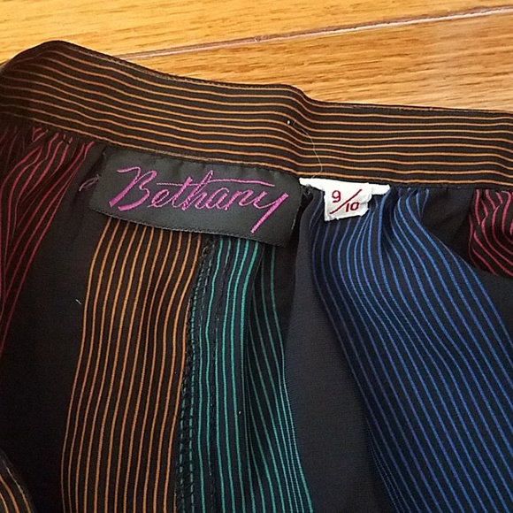 EUC multi  colored  skirt, size 9/10 - Picture 2 of 4